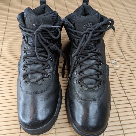 Timberland Mens "White Ledge" Waterproof Hiking Boots Size 12 Black Leather 1212 - Picture 3 of 11